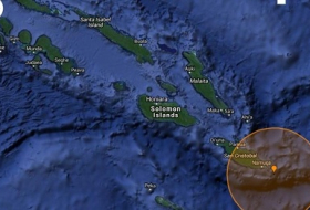 5.8-magnitude earthquake strikes off Solomon Islands
